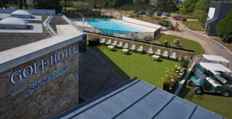 Brit Hotel Golfhotel Saint Samson Pleumeur-Bodou Exterior foto